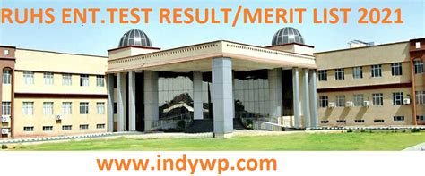 How to check b.sc., nursing result. RUHS B.SC Nursing Entrance Result 2021 Result Date/Cut Off ...