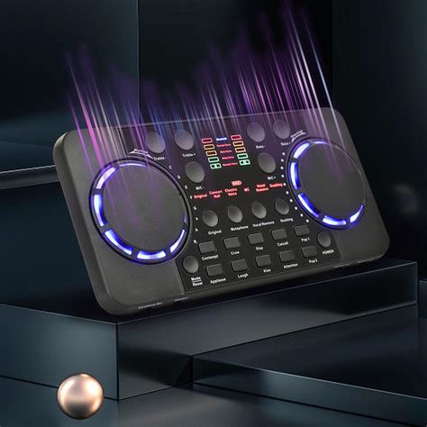 Buy V300 Pro Live Streaming Sound Card 10 Sound Effects 40 Audio