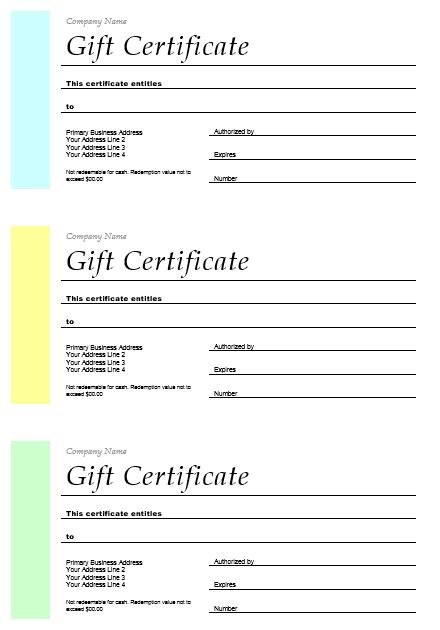 Another cute holiday gift certificate template is from save word templates and titled flake gift certificate on their site. 13 Free Gift Certificate Templates (Updated for 2019 ...