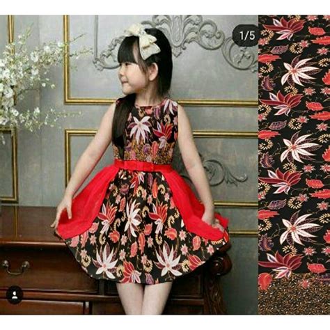 Warna juga bisa mempengaruhi kualitas fashion anak. Awesome Baju Pesta Batik Anak Perempuan | Busana Trends