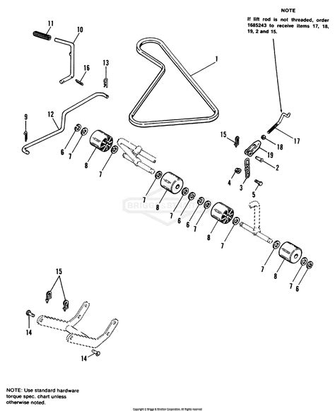 Simplicity 1690274 36 Rotary Mower Parts Diagram For 36 Roller And Misc Group