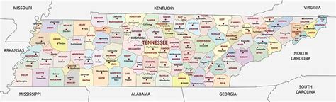 Thông Tin Bản đồ Bang Tennessee Mỹ Năm 2023