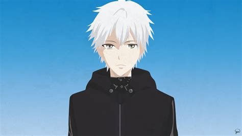 Download Artwork White Hair Anime Boy Ken Kaneki Tokyo Ghoul