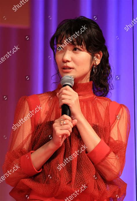 Japanese Actress Kumi Takiuchi Attends Opening Editorial Stock Photo