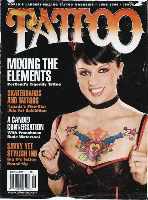 Welcome to 247 ink magazine the #1 free online tattoo magazine. Cover of Tattoo Magazine, Issue 190 - June 2005 | Art work ...