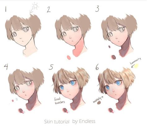How To Color Anime Skin Digitally