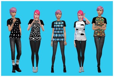Deeetrons Baddie Tee Recolors At Simsworkshop Sims 4 Updates
