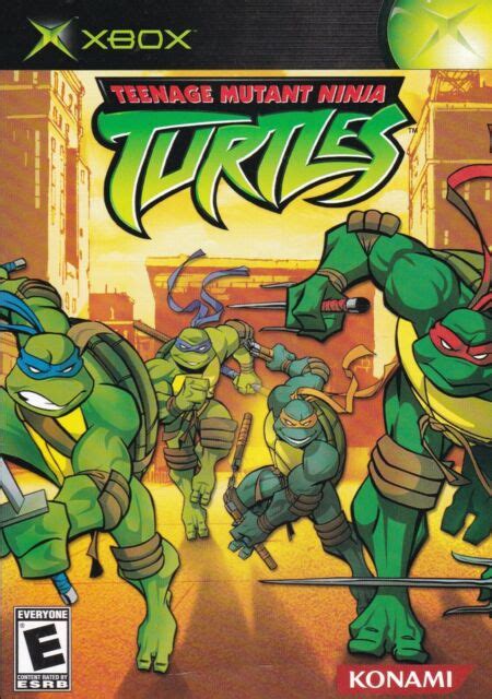 Teenage Mutant Ninja Turtles Microsoft Xbox 2003 Complete Ebay