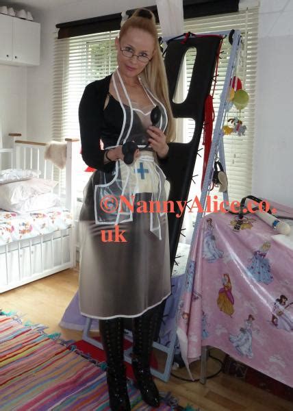 Nanny Alice Standing In Front Of The Bdsm Bondage Frame Nanny Alice S Nursery Adult Babies