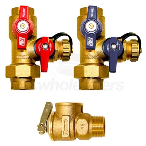 Rwv 3420rab 34 Inch Lead Free Isolation Valves And Pressure Relief Valve