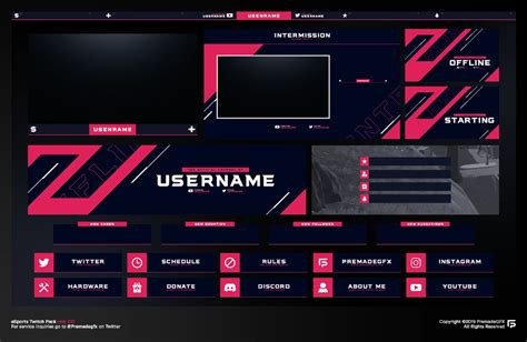 Twitch Overlay Custom Design Ab Graphics Overlays Twitch Streaming