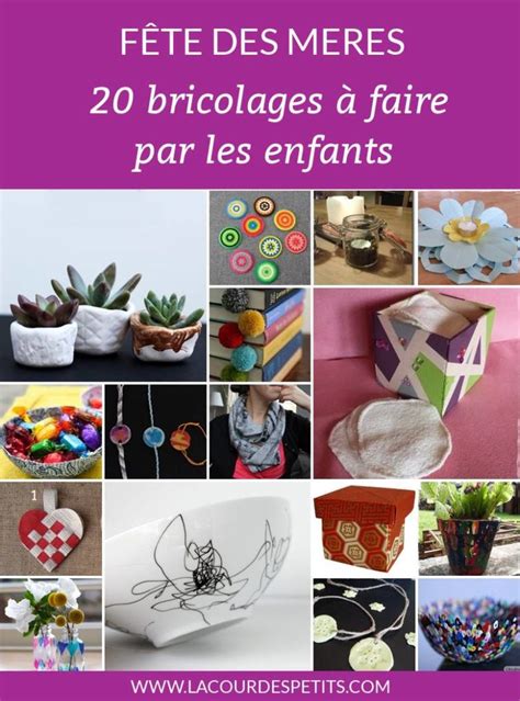 20 bricolages de fête des mères pour tous les âges La cour des petits