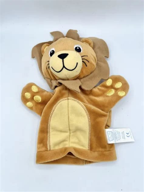 Baby Einstein 9and Lion Hand Puppet With Baby Lion Cub In Front Pocket