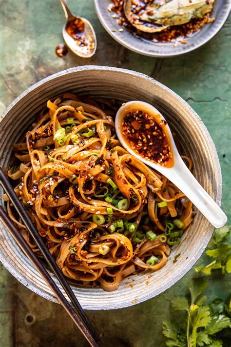 Crispy Sesame Garlic Chili Oil Noodles Recipe Cart