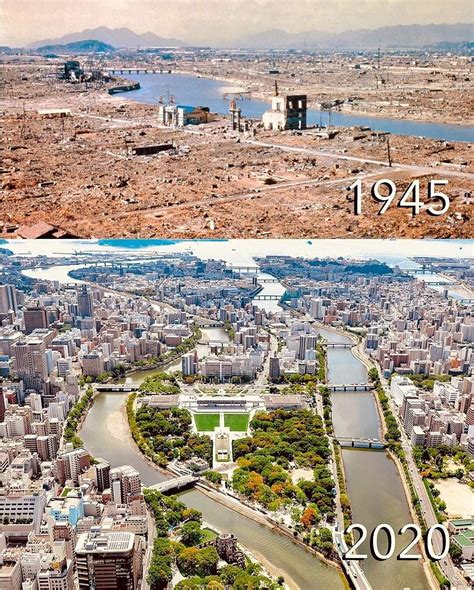 Hiroshima Rebuilt Brighter And Stronger Than It Was Before In Less