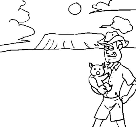 Pintar la lamina de zeus con lápices o directamente en línea te ayudará a afirmar tu personalidad artística. Dibujo de Australia 1 para Colorear - dibujos.net