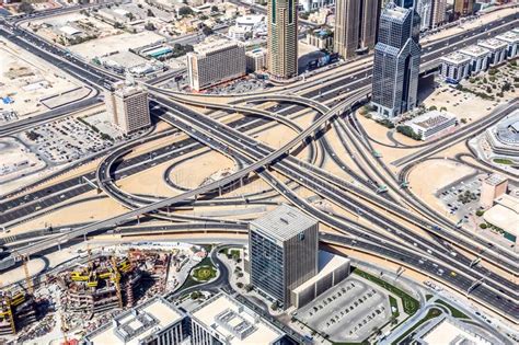 Aerial View Of Dubai Skyline Amazing Rooftop View Of Dubai Sheikh