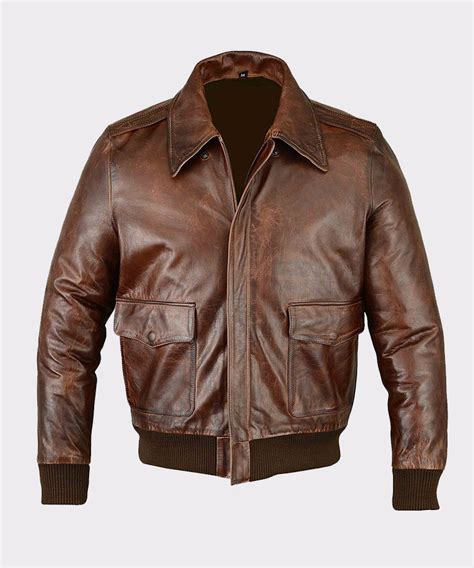 Air Force Leather Flight Jacket Airforce Military