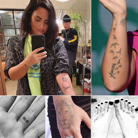 Demi Lovatos Tattoos Locations Details Meanings