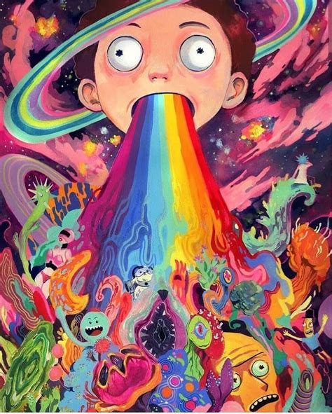 Trippy weed art trippy posters: Pin on trippy