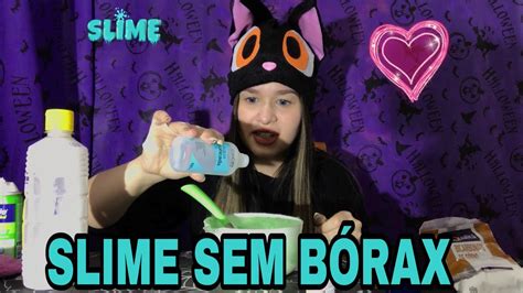 Como Fazer Slime Com Gua Boricada E Bicarbonato De S Dio Slime Sem