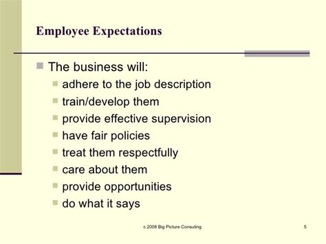 The Art Of Managing Employee Expectations