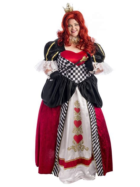 queen of hearts plus size costume