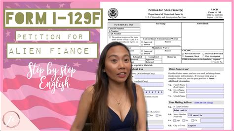 How To Fill Out Form I 129f Petition For Alien FiancÉ K1 Visa 2020
