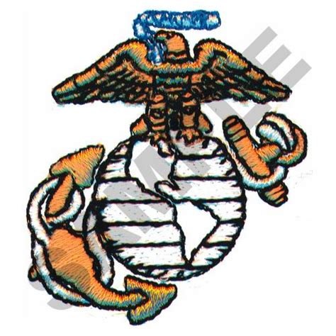 Marine Corps Logo Embroidery Designs Hand Embroidery