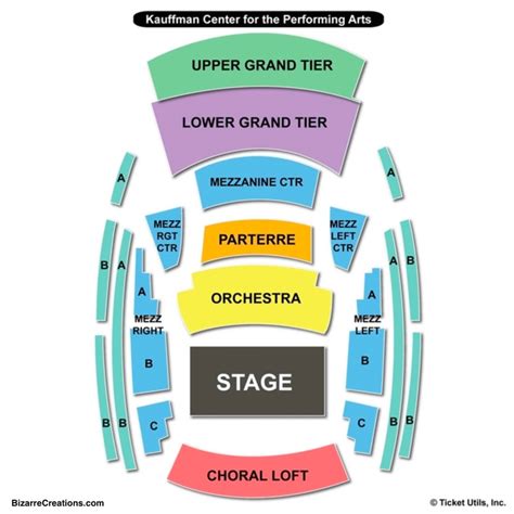 Kauffman Center Seating Chart Seating Charts And Tickets