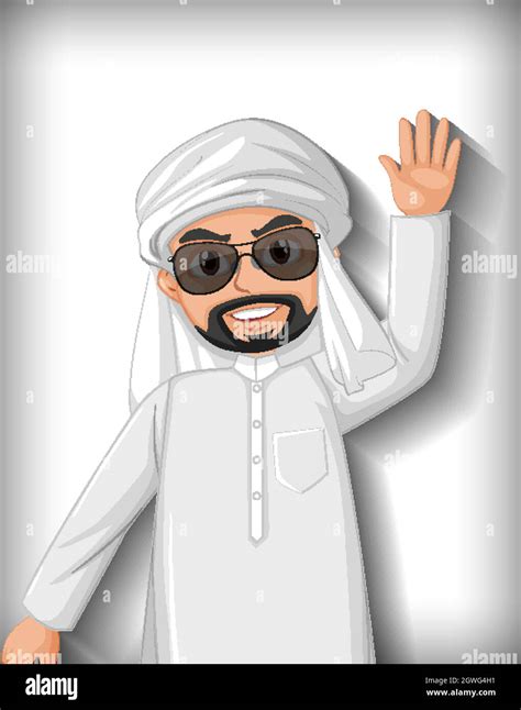 Arab Man Cartoon Character Stock Vector Image Art Alamy