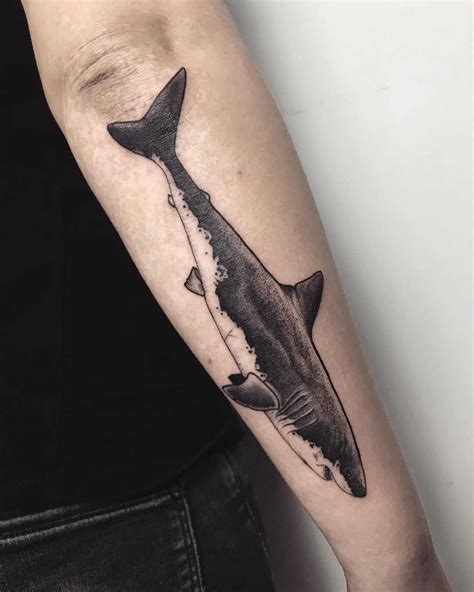 Shark On A Forearm By Tattooist Spence Zz Tattoo Inked On The Right