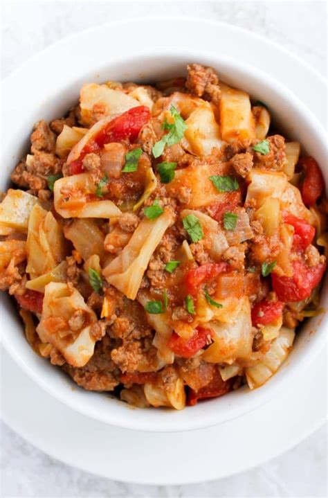 How to make ground beef philly cheesesteak sandwiches. Amish One-Pan Ground Beef and Cabbage Skillet - Smile Sandwich | Recipe in 2020 | Ground beef ...