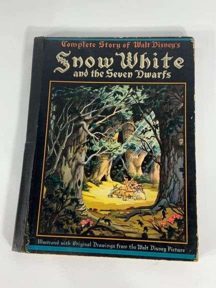 Walt Disneys Snow White Book 1937 Hash Auctions