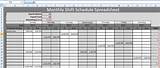 Call Center Shift Scheduling Excel Spreadsheet Photos