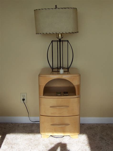 This table lamp brings a boost of brightness and a pop of color to your home. my bedroom table with mid-century lamp | Mid century lamp ...