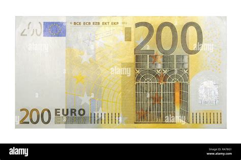 200 Euro Banknote Stock Photo Alamy