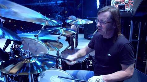 Phil Rudd Drummer For Acdc Rocks A Footjoy Glove While Playing Rgolf