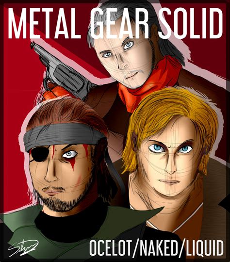 Metal Gear Solid Ocelot Naked And Liquid By FoxKenway Fur