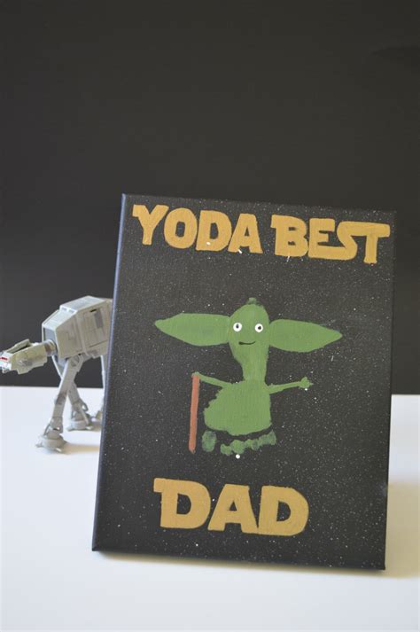 Check spelling or type a new query. Yoda Best Dad - Canvas Footprint Kit | Baby footprint ...