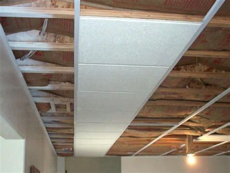 Diy beadboard ceiling to replace a basement drop ceiling. Ceiling Links - similar to a drop ceiling, but only takes ...