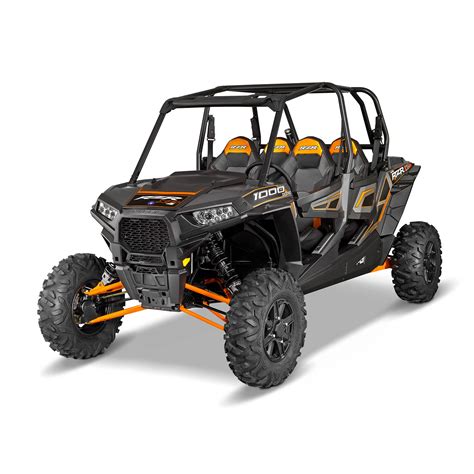 4-Seater Low Profile Rock Sliders - Black | Polaris RZR