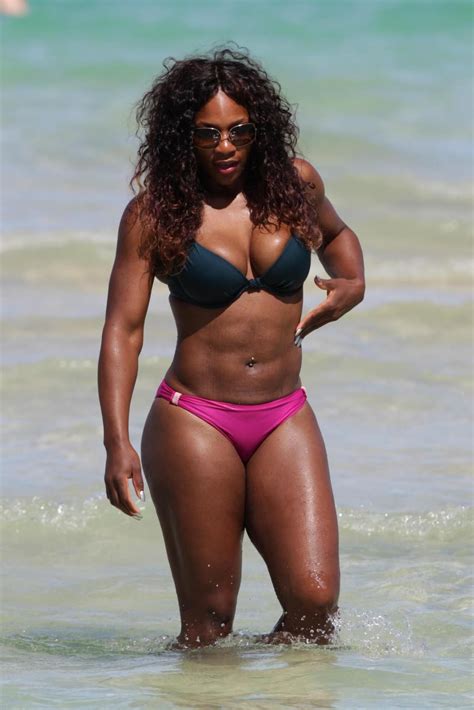 Drool Worthy Pictures Of Serena Williams Impeccable Curves Serena Williams Bikini Serena