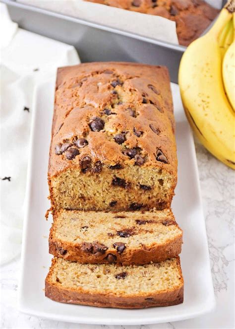 Chocolate Chip Banana Bread Quick Easy Lil Luna