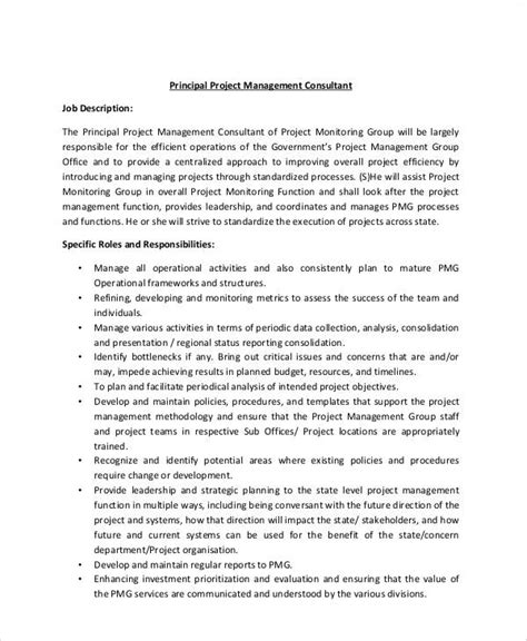 Consultants aim to improve an organisation's position or profile by helping to solve problems, manage change and although the workload can be heavy, consulting is a sociable profession with plenty of networking opportunities. FREE 8+ Management Consultant Job Description Samples in ...