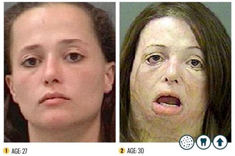 Faces Of Meth Shocking Police Mugshots Show Devastating Effect Of Drug