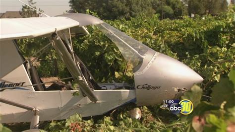 Clovis Man Crashes Ultralight Aircraft Into Vineyard Near Easton