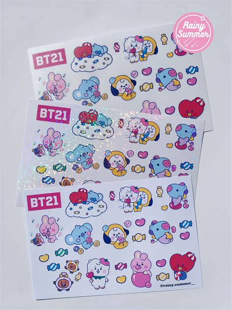 Stickers Bt21 Jelly Candy