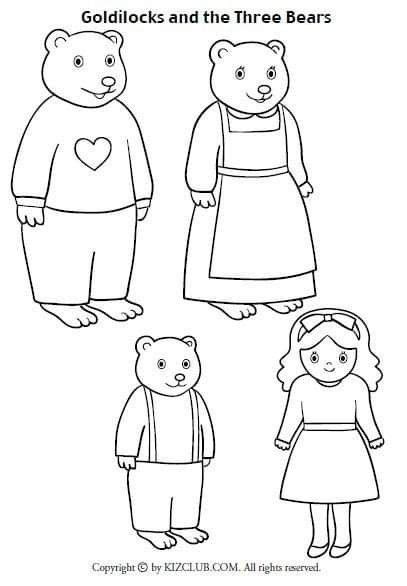 three bears and two girls are standing in the same line with hearts on their chest