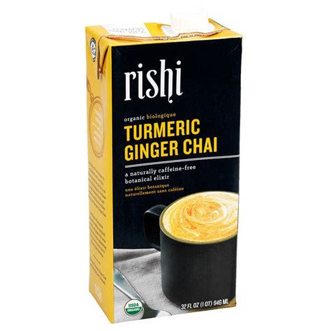 Rishi Organic Turmeric Ginger Chai Tea Concentrate Ml London Drugs